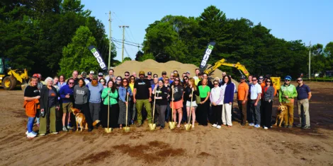 906 Adventure Team breaks ground on Gluski Park